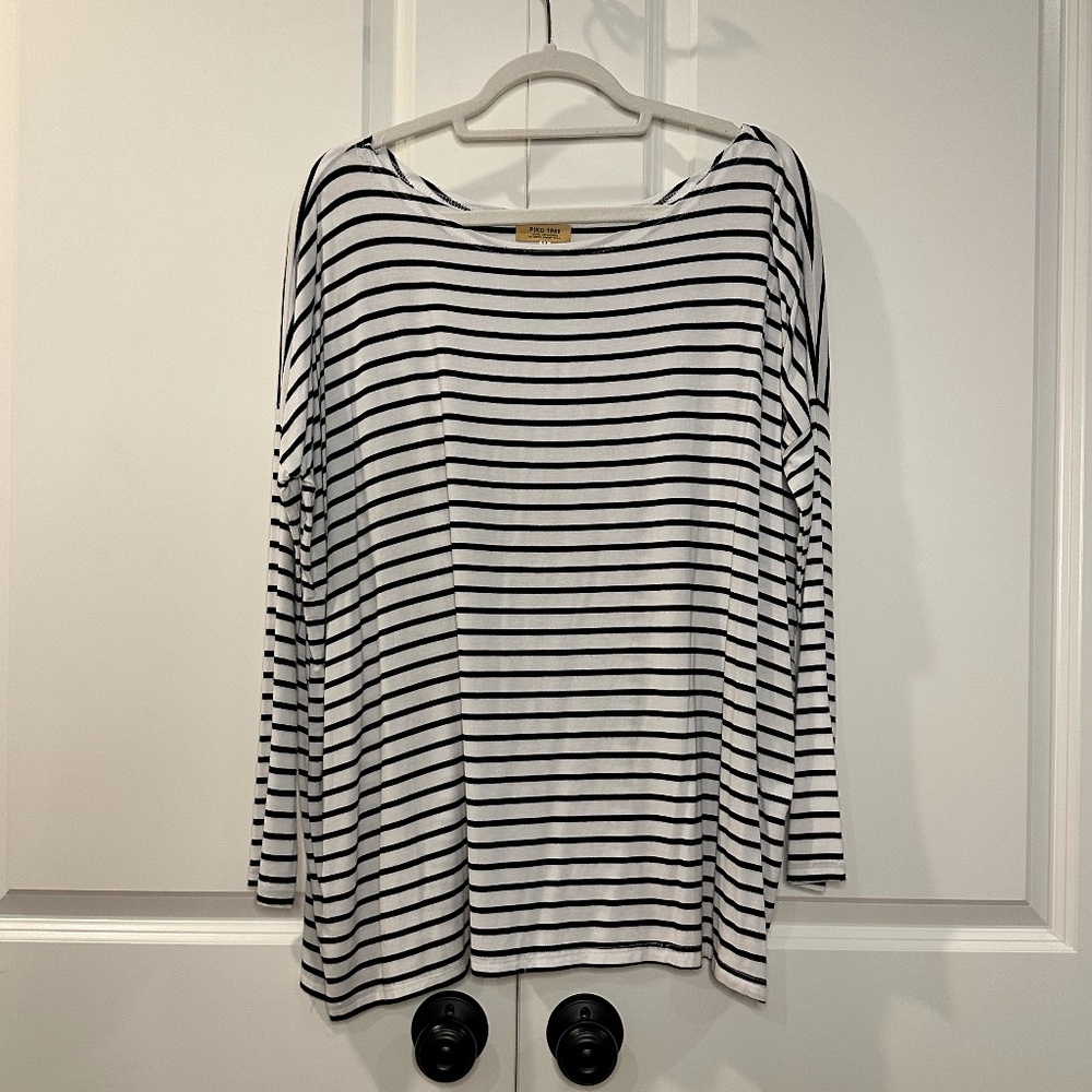 Long sleeve Piko shirt size M